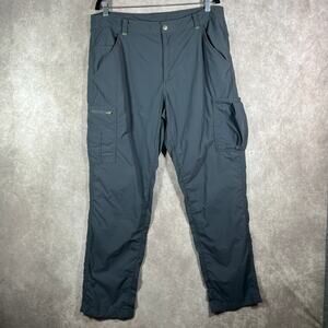 Exofficio Pants Men 36‎ Gray Nylon Fishing Outdoor Gorpcore Hiking Cargo Pockets